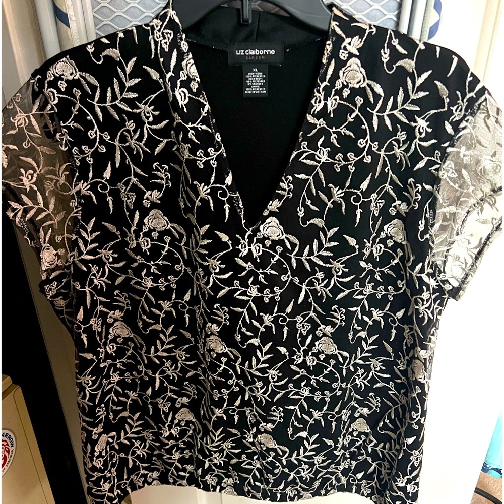 Liz Claiborne XL dressy top